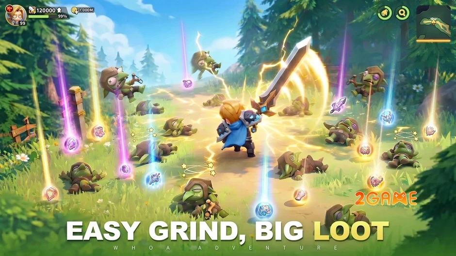 Whoa Adventure mang đến lối chơi nhập vai chiến thuật 3D chibi siêu cuốn
