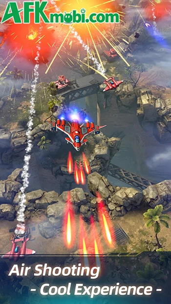 Wing Fighter game hành động bắn ruồi với đồ họa 3D hiện đại