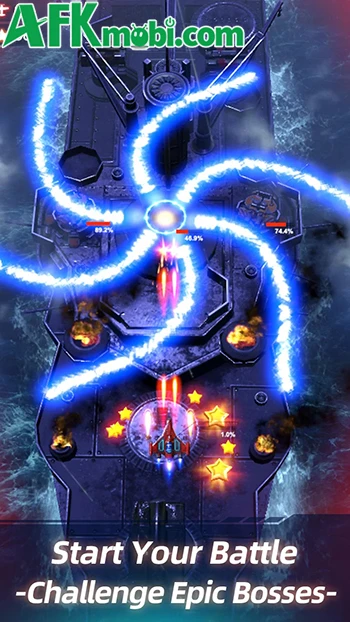 Wing Fighter game hành động bắn ruồi với đồ họa 3D hiện đại
