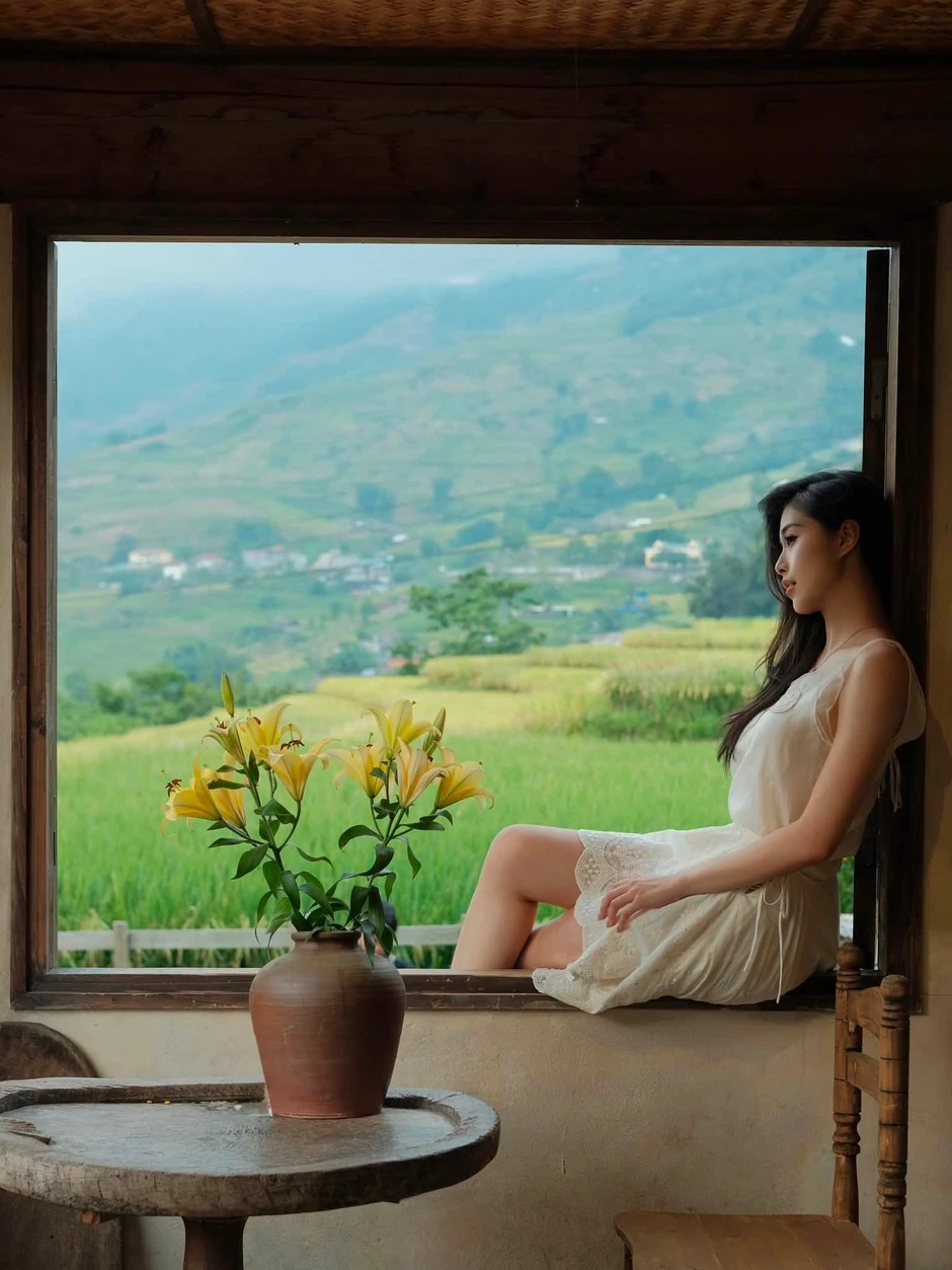 "Bỏ phố về quê", nàng hoa hậu xinh đẹp, "đốn tim" CĐM với nhan sắc ngọt ngào, trong trẻo