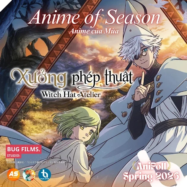 "Xưởng phép thuật" đại thắng tại Astra TV Awards 2026: Đăng quang Sê-ri Anime xuất sắc nhất tại kinh đô điện ảnh Hollywood