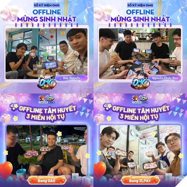 Offline bang hội gắn kết cộng đồng game thủ OMG 3Q - VNG