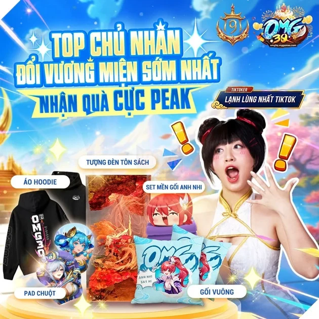 Đại tiệc sinh nhật 9 tuổi OMG 3Q - VNG với nhiều phần thưởng hấp dẫn