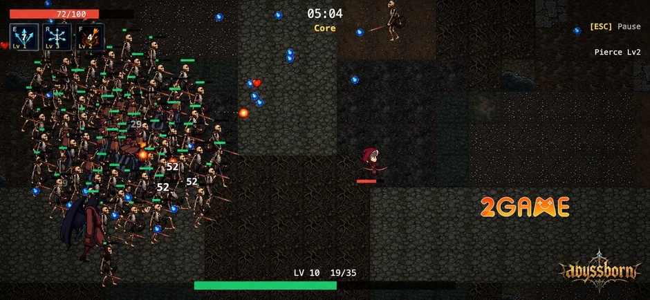 Abyssborn - Game Bullet Heaven kích hoạt bản năng sinh tồn