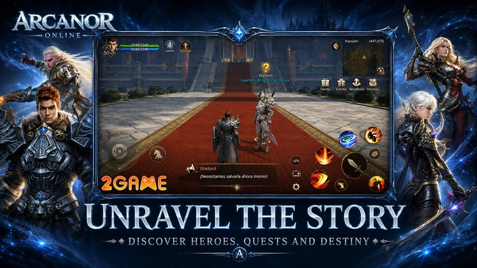 Arcanor Online Mobile - Huyền thoại MMORPG tỉnh giấc