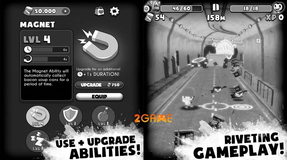 Bendy's Nightmare Run chính thức trở lại trên iOS và Android sau nhiều năm biến mất