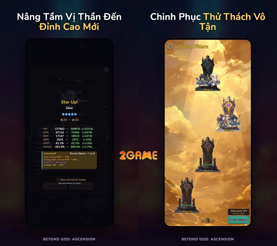 Beyond God: Ascension – "Lật Đổ" Trật Tự Thần Thánh Trong Siêu Phẩm RPG Đa Vũ Trụ Beyond God: Ascension – "Lật Đổ" Trật Tự Thần Thánh Trong Siêu Phẩm RPG Đa Vũ Trụ