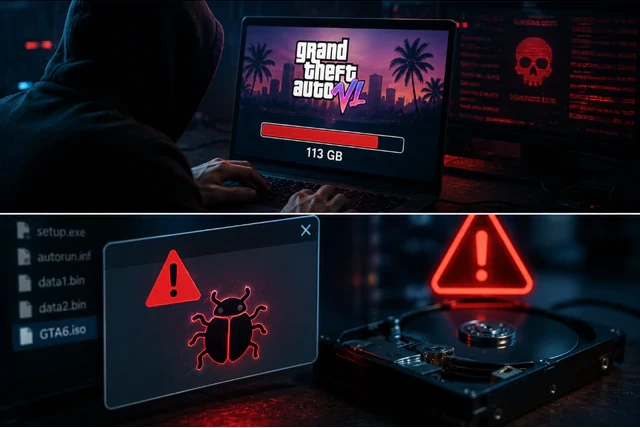 Cảnh báo GTA 6 113GB giả mạo chứa mã độc, game thủ không nên tải về Cảnh báo GTA 6 113GB giả mạo chứa mã độc, game thủ không nên tải về