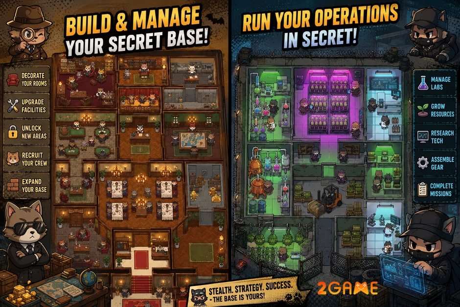 Cat Mafia: Idle Tycoon Games ra mắt, cho game thủ xây dựng đế chế mafia toàn mèo trên di động