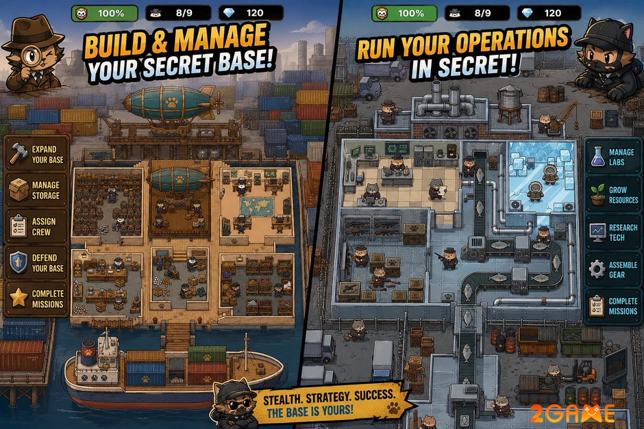 Cat Mafia: Idle Tycoon Games ra mắt, cho game thủ xây dựng đế chế mafia toàn mèo trên di động