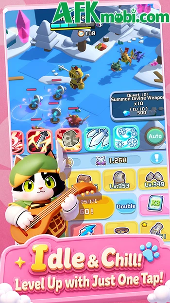 Cats Knight - Cùng chú mèo chiến đấu phiêu lưu qua các vùng đất