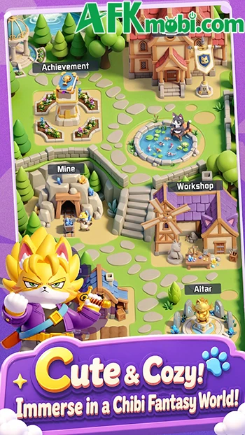 Cats Knight - Cùng chú mèo chiến đấu phiêu lưu qua các vùng đất