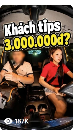 Nữ tài xế công nghệ từ chối tip 3 triệu đồng trong chuyến xe đêm