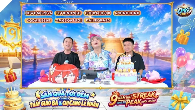 Chị Ca Nô “Cà Khịa” Thầy Giáo Ba Cực Gắt Trong Livestream Mừng Sinh Nhật 9 Tuổi OMG 3Q - VNG