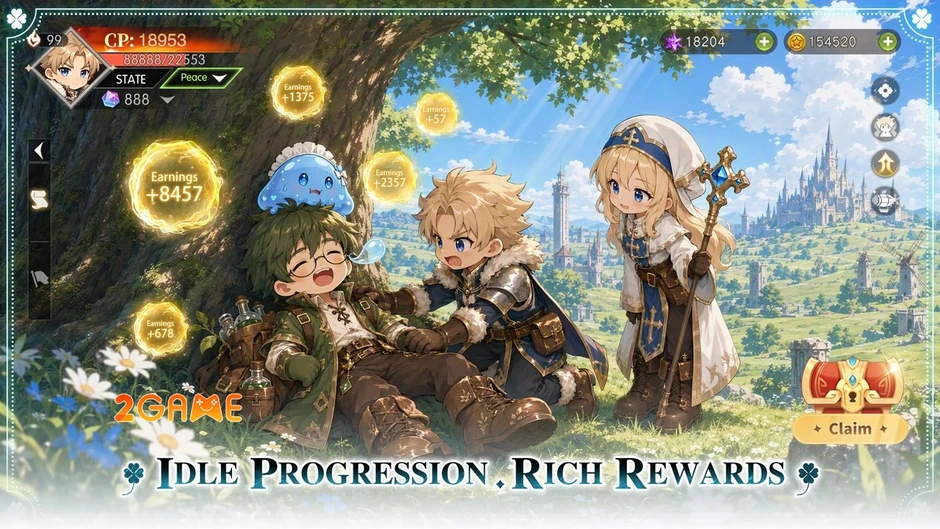 Clover Tales Mobile – Tựa game Idle kỳ ảo dẫn bạn vào thế giới thần thoại