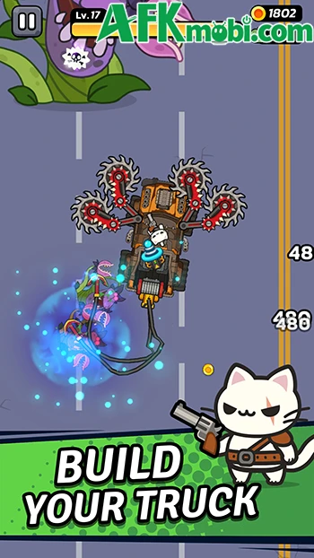 Crash Cat: Zombie Survivor - Cùng mèo lái ô tô càn quét thây ma