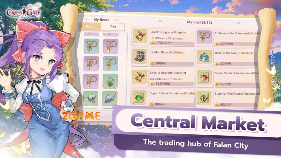Cross Gate Mobile mở đăng ký trước: "Huyền Thoại" RPG trở lại trên Mobile