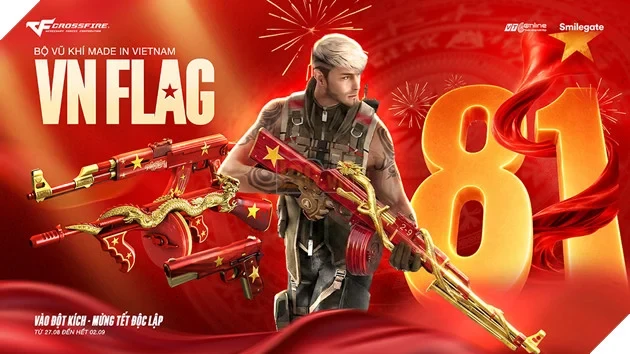 Crossfire Tung Chuỗi Sự Kiện Mừng Quốc Khánh 2/9, Ra Mắt Loạt Vũ Khí Độc Quyền Mang Dấu Ấn Việt Nam