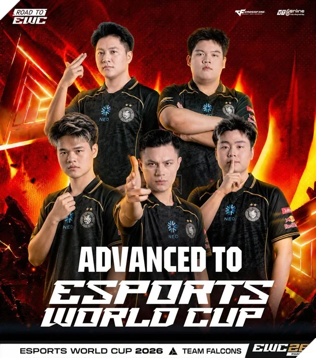 Các đội tuyển Crossfire Việt Nam tại Esports World Cup 2026