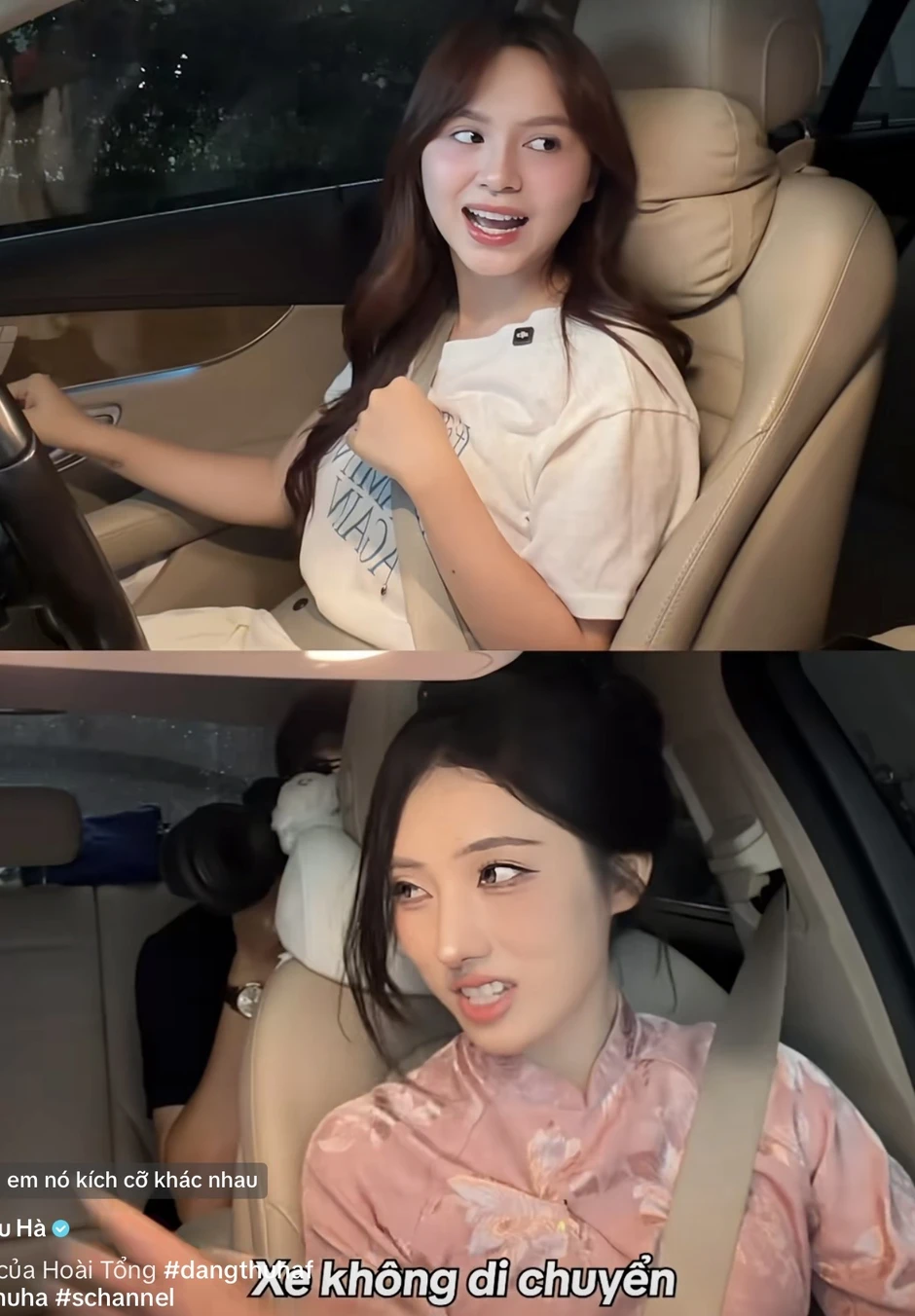 Đặng Thu Hà chung khung hình với hot girl phỏng vấn dạo, “bóc trần” xế hộp 1,7 tỷ