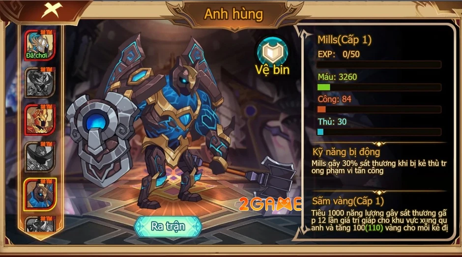 Đạo Quân Thần Thánh Mobile – binh chủng Tiên Phong, Vệ Binh, Xạ Thủ, Pháp Sư Đạo Quân Thần Thánh Mobile – binh chủng Tiên Phong, Vệ Binh, Xạ Thủ, Pháp Sư