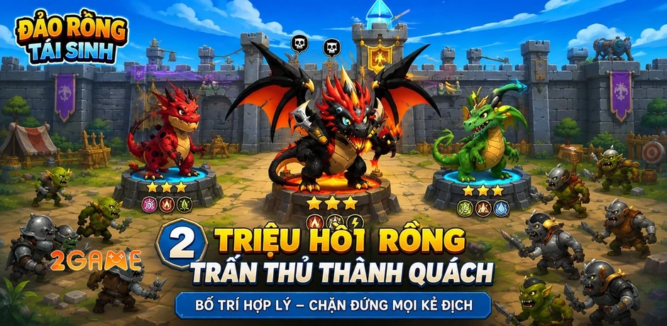 Đảo Rồng Tái Sinh - Cơn sốt Merge và Phòng Thủ nhàn rỗi bùng nổ trên Mobile