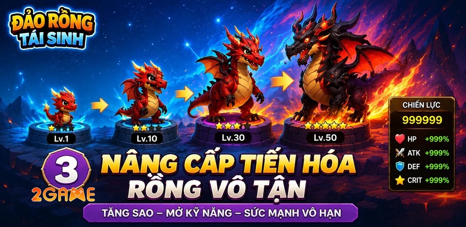 Đảo Rồng Tái Sinh - Cơn sốt Merge và Phòng Thủ nhàn rỗi bùng nổ trên Mobile