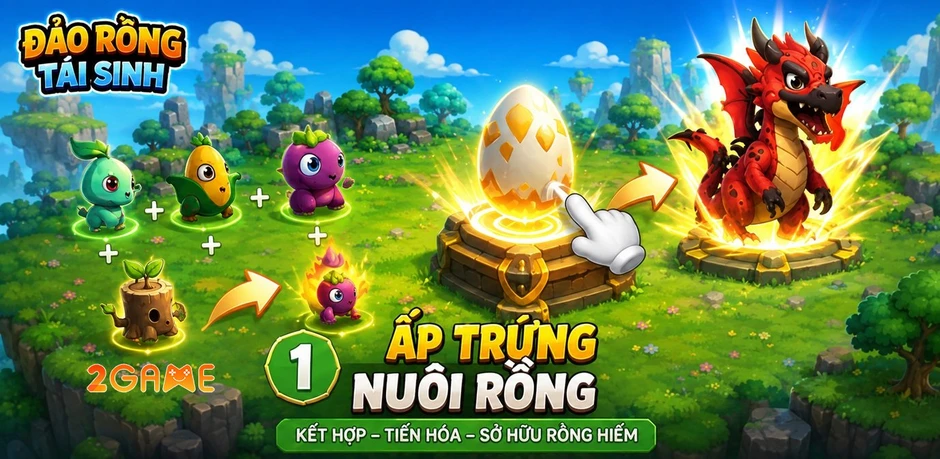 Đảo Rồng Tái Sinh - Cơn sốt Merge và Phòng Thủ nhàn rỗi bùng nổ trên Mobile