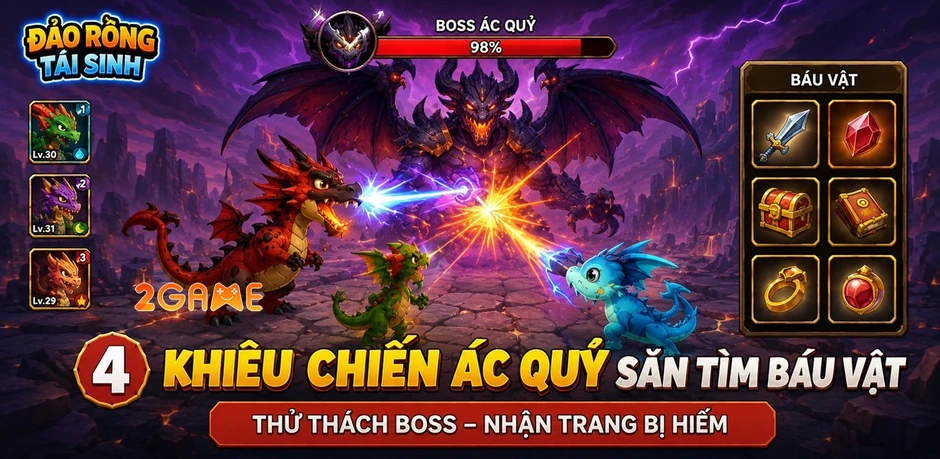 Đảo Rồng Tái Sinh - Cơn sốt Merge và Phòng Thủ nhàn rỗi bùng nổ trên Mobile