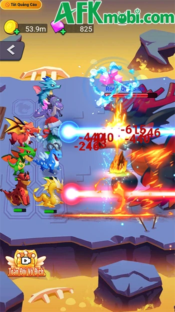Đảo Rồng Tái Sinh game phòng thủ idle theo lối ấp trứng, hợp nhất