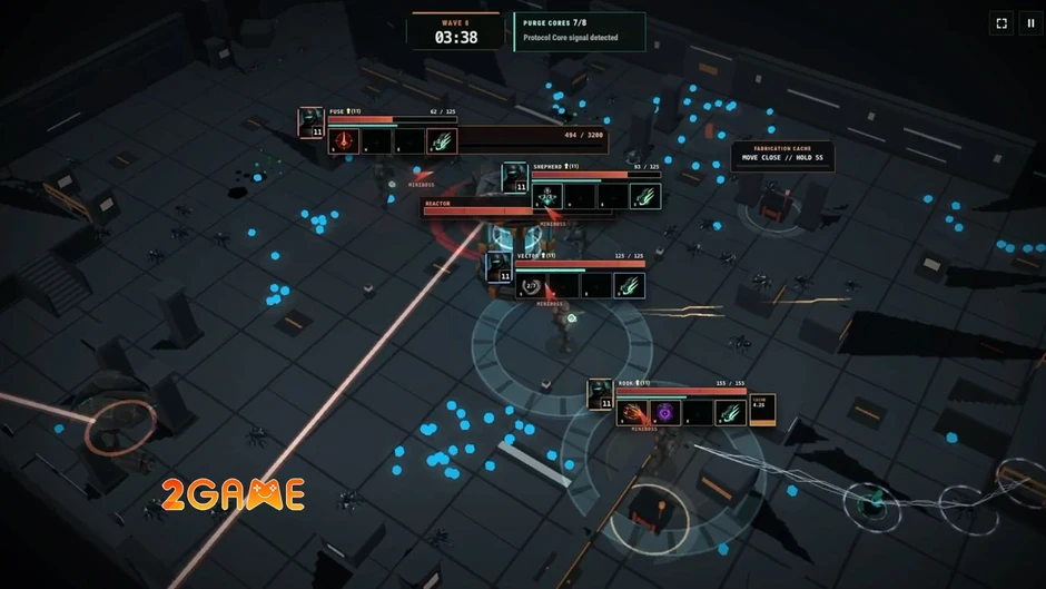Gameplay Deadship Protocol - Bảo vệ lò phản ứng trước bầy quái vật