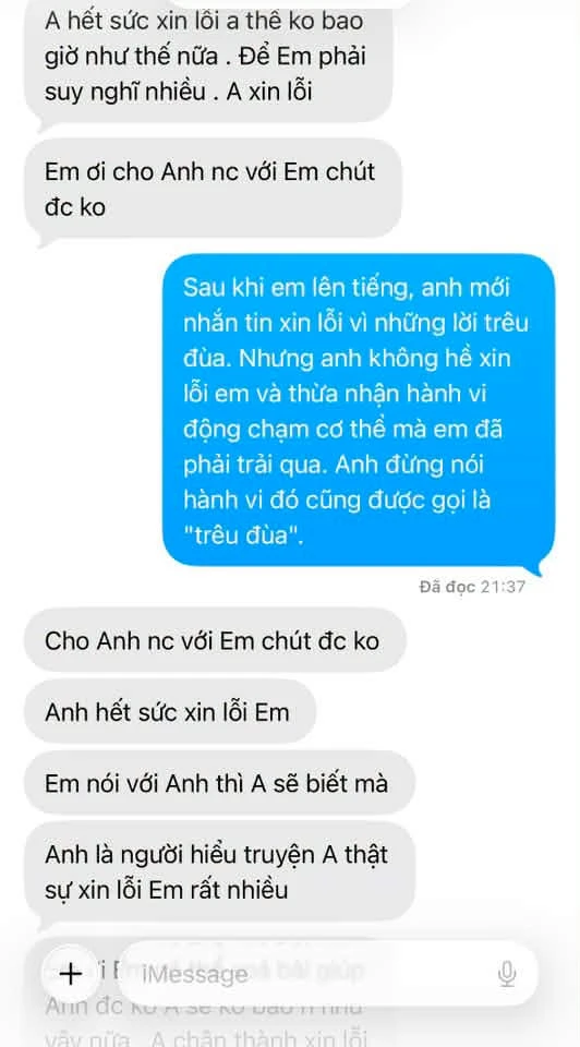 Diễn viên phim giờ Vàng VTV tố bị đàn anh đụng chạm cơ thể Diễn viên phim giờ Vàng VTV tố bị đàn anh đụng chạm cơ thể