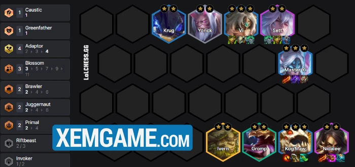 ĐTCL mùa 18: Hướng dẫn đội hình Master Yi Thích Ứng reroll dễ chơi cho người mới