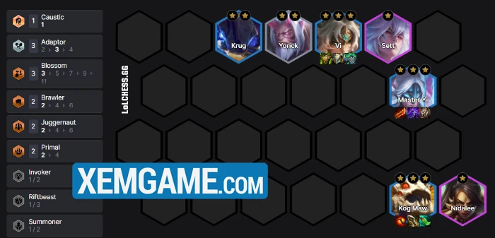 ĐTCL mùa 18: Hướng dẫn đội hình Master Yi Thích Ứng reroll dễ chơi cho người mới