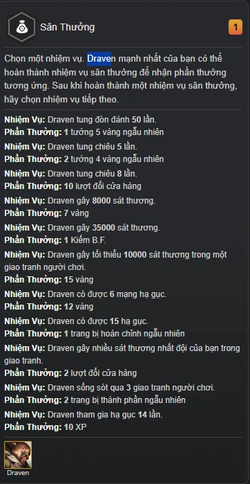 ĐTCL mùa 18 : Hệ Săn Thưởng của Draven có thật sự mạnh ĐTCL mùa 18 : Hệ Săn Thưởng của Draven có thật sự mạnh