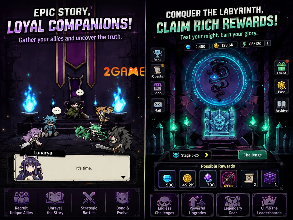 Dungeon Odyssey chính thức lên mobile: Game idle RPG chuyển thể từ manhwa nổi tiếng