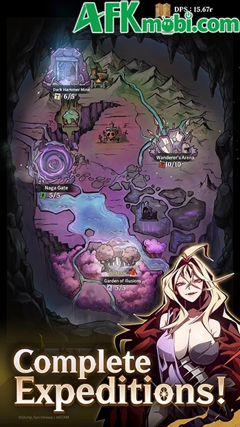 Dungeon Odyssey game nhập vai nhàn rỗi kết hợp clicker