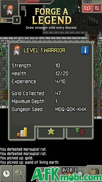 Dungeora Shard Quest game nhập vai khám phá hầm ngục tối