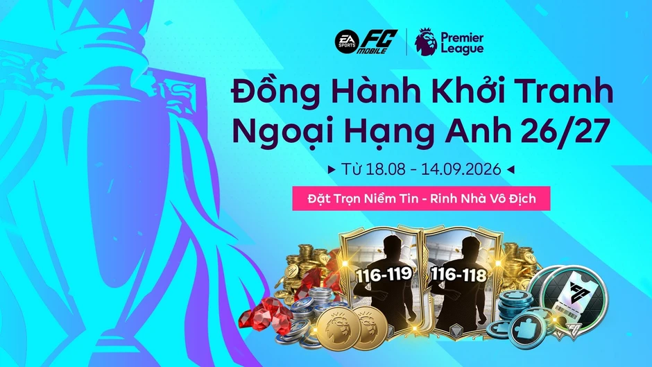 EA SPORTS FC Mobile VN và FPT Play hợp tác phủ sóng Ngoại hạng Anh 2026/27 EA SPORTS FC Mobile VN và FPT Play hợp tác phủ sóng Ngoại hạng Anh 2026/27