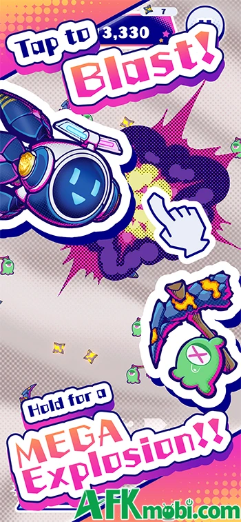 Explosion! ROBOBOM - Ngăn kẻ xấu đào bới mảnh vỡ không gian