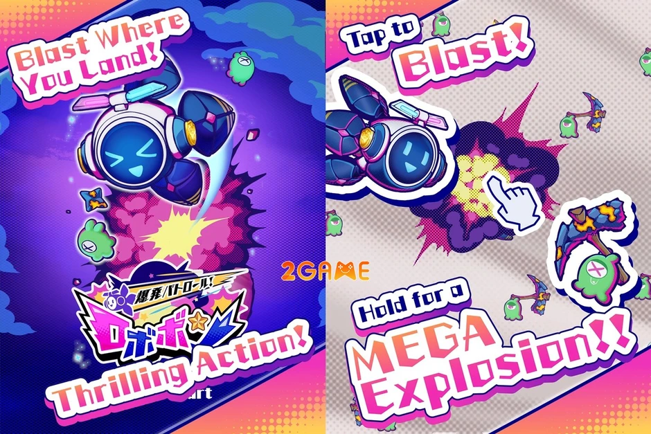 Explosion ROBOBOM – Trận chiến vũ trụ bùng nổ, game hành động cực đã Explosion ROBOBOM – Trận chiến vũ trụ bùng nổ, game hành động cực đã