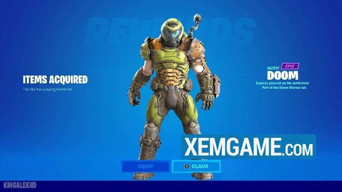 Fortnite có thể đón Doomguy phiên bản cổ điển trong mùa 4