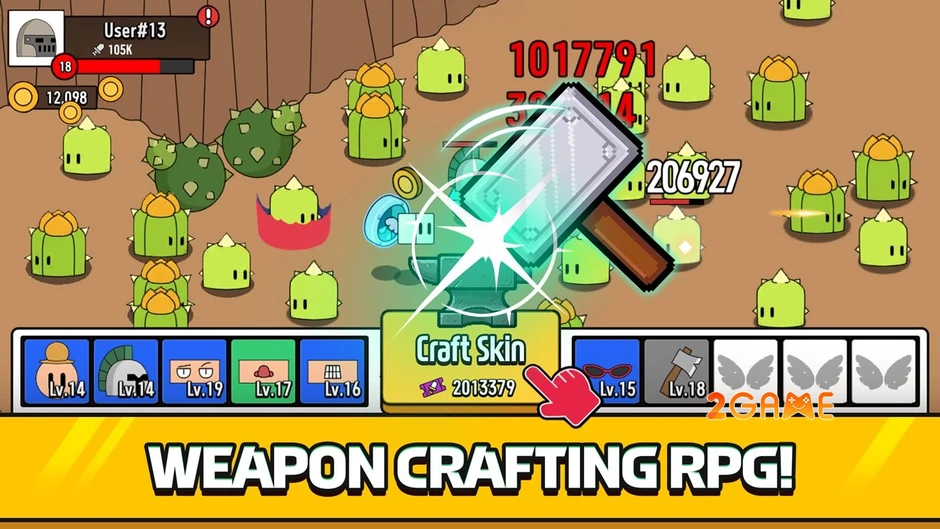 Fortune Maker: Idle Craft Hero - Nghề rèn bùng nổ cùng lối chơi Idle RPG Fortune Maker: Idle Craft Hero - Nghề rèn bùng nổ cùng lối chơi Idle RPG
