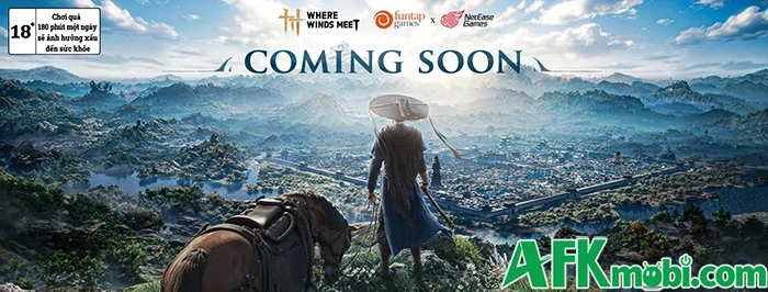 Cảnh trong game Where Winds Meet Mobile phiên bản Việt hóa