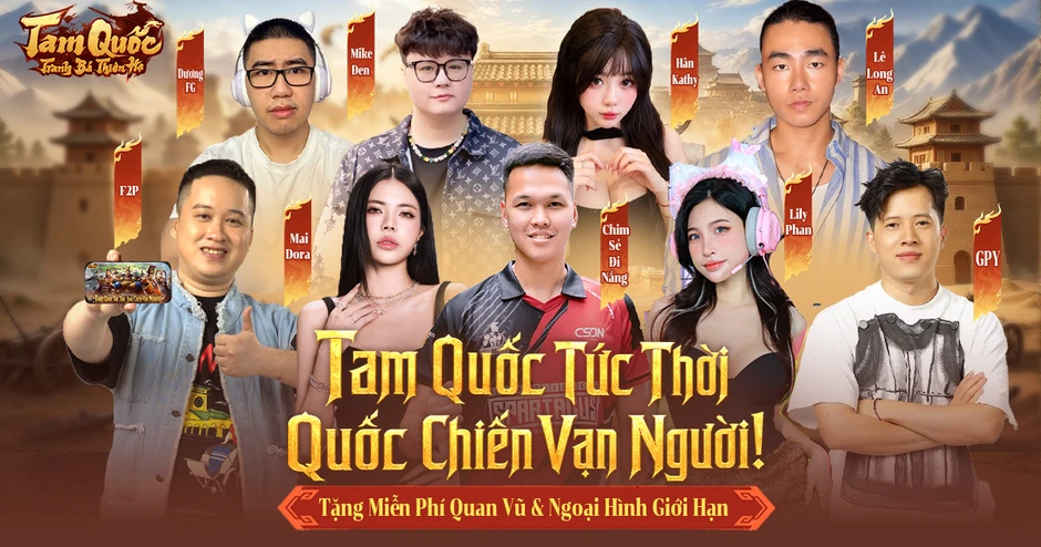 Game SLG Tam Quốc: Tranh Bá Thiên Hạ ra mắt tại Việt Nam, giải Liên Minh S1 chính thức khởi tranh Game SLG Tam Quốc: Tranh Bá Thiên Hạ ra mắt tại Việt Nam, giải Liên Minh S1 chính thức khởi tranh