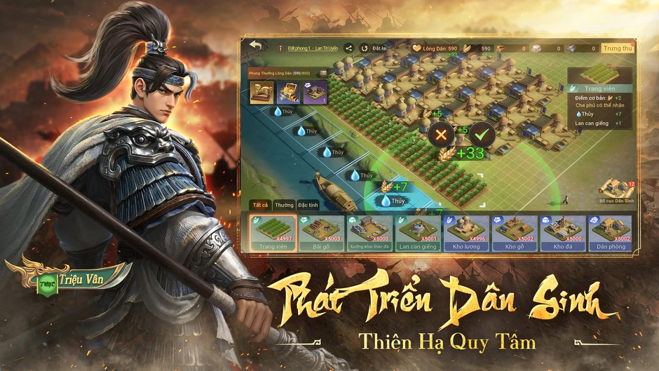 Game SLG Tam Quốc hành quân tự do Tam Quốc: Tranh Bá Thiên Hạ mở đăng ký trước