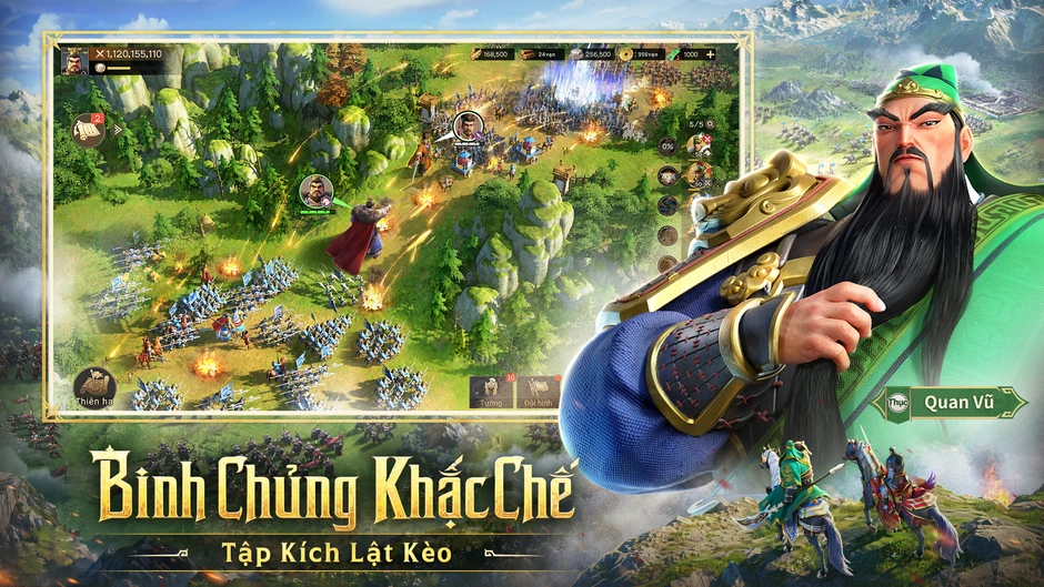 Game SLG Tam Quốc hành quân tự do Tam Quốc: Tranh Bá Thiên Hạ mở đăng ký trước