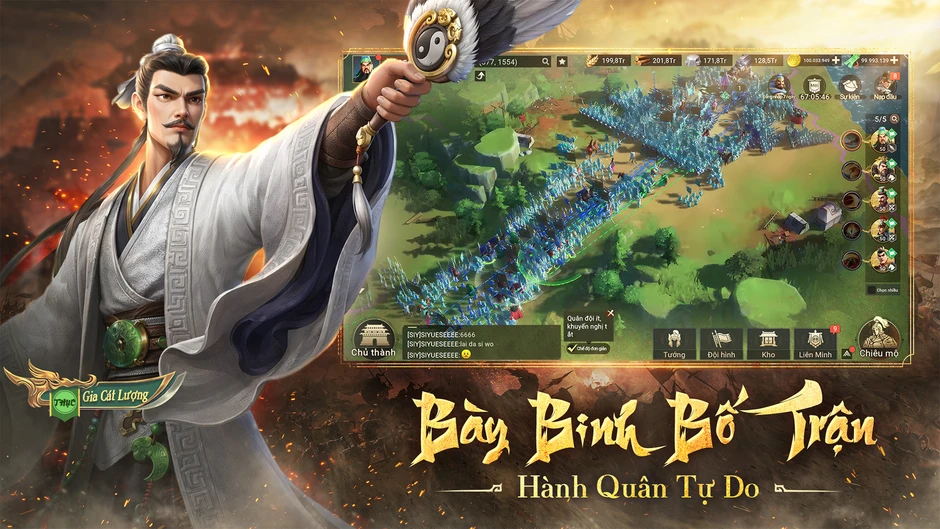 Game SLG Tam Quốc hành quân tự do Tam Quốc: Tranh Bá Thiên Hạ mở đăng ký trước