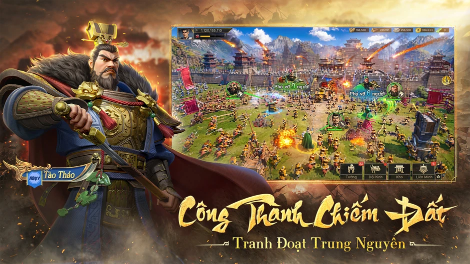Game SLG Tam Quốc hành quân tự do Tam Quốc: Tranh Bá Thiên Hạ mở đăng ký trước