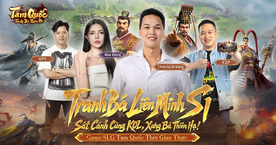 Game SLG thời gian thực Tam Quốc: Tranh Bá Thiên Hạ sắp ra mắt Game SLG thời gian thực Tam Quốc: Tranh Bá Thiên Hạ sắp ra mắt